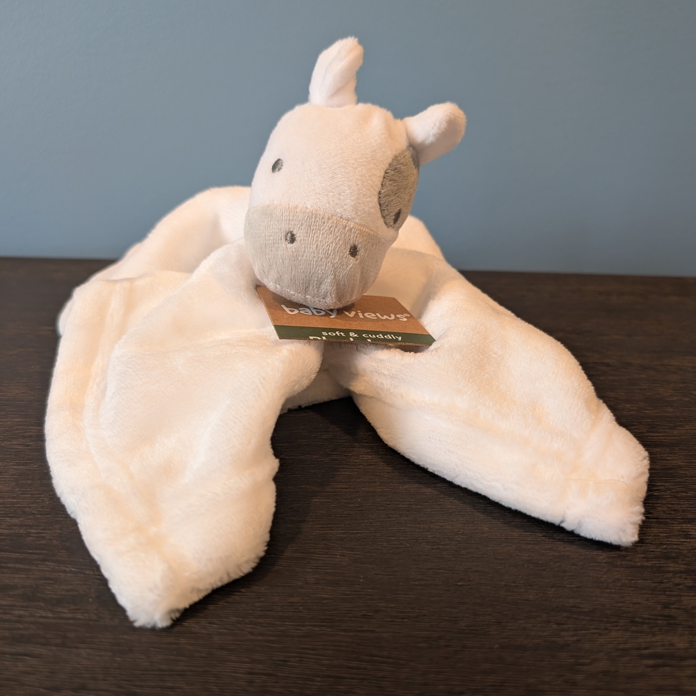 White Plush Baby Lovey